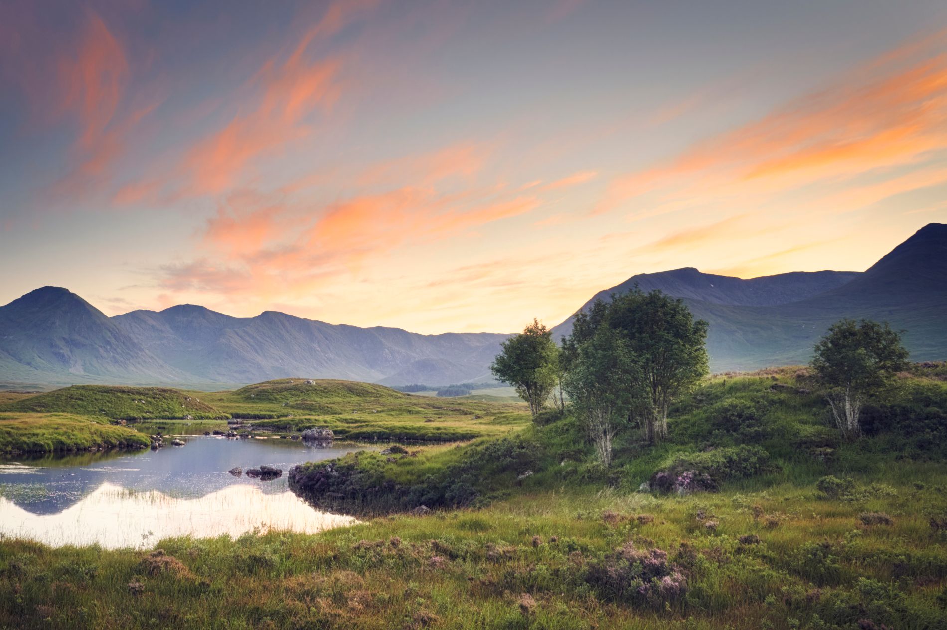 LOCH LEVEN SUNSET at Glencoe, United Kingdom