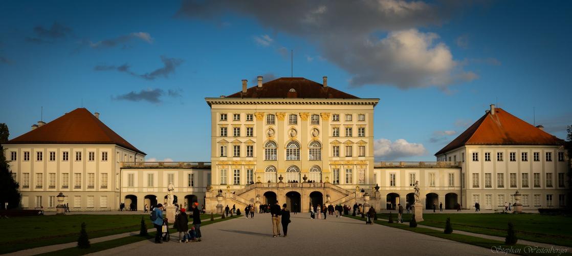 Morning glow over the Nymphenburg Palace, Munich