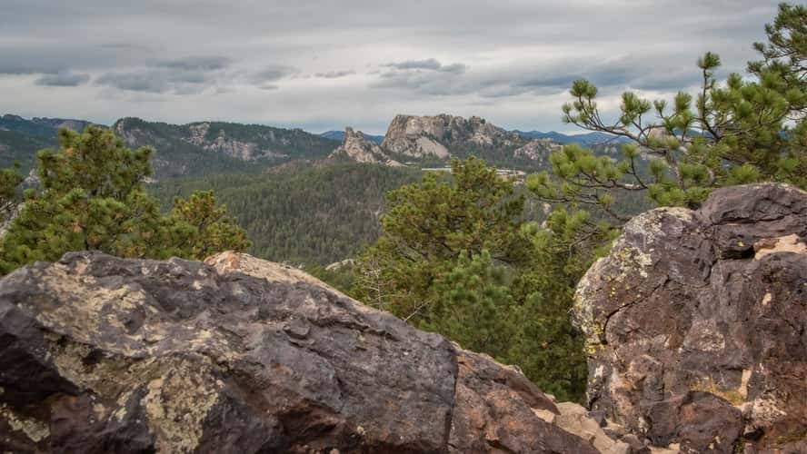 Mount Rushmore, from Norbeck Overlook