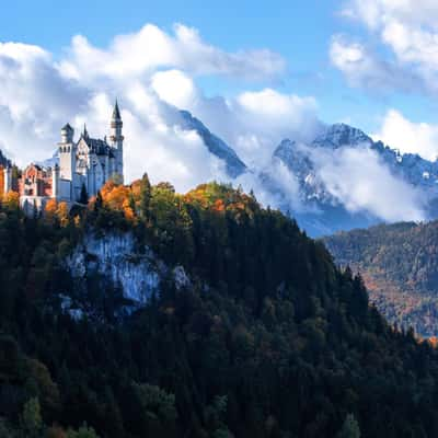 Neuschwanstein Castle North View, Germany