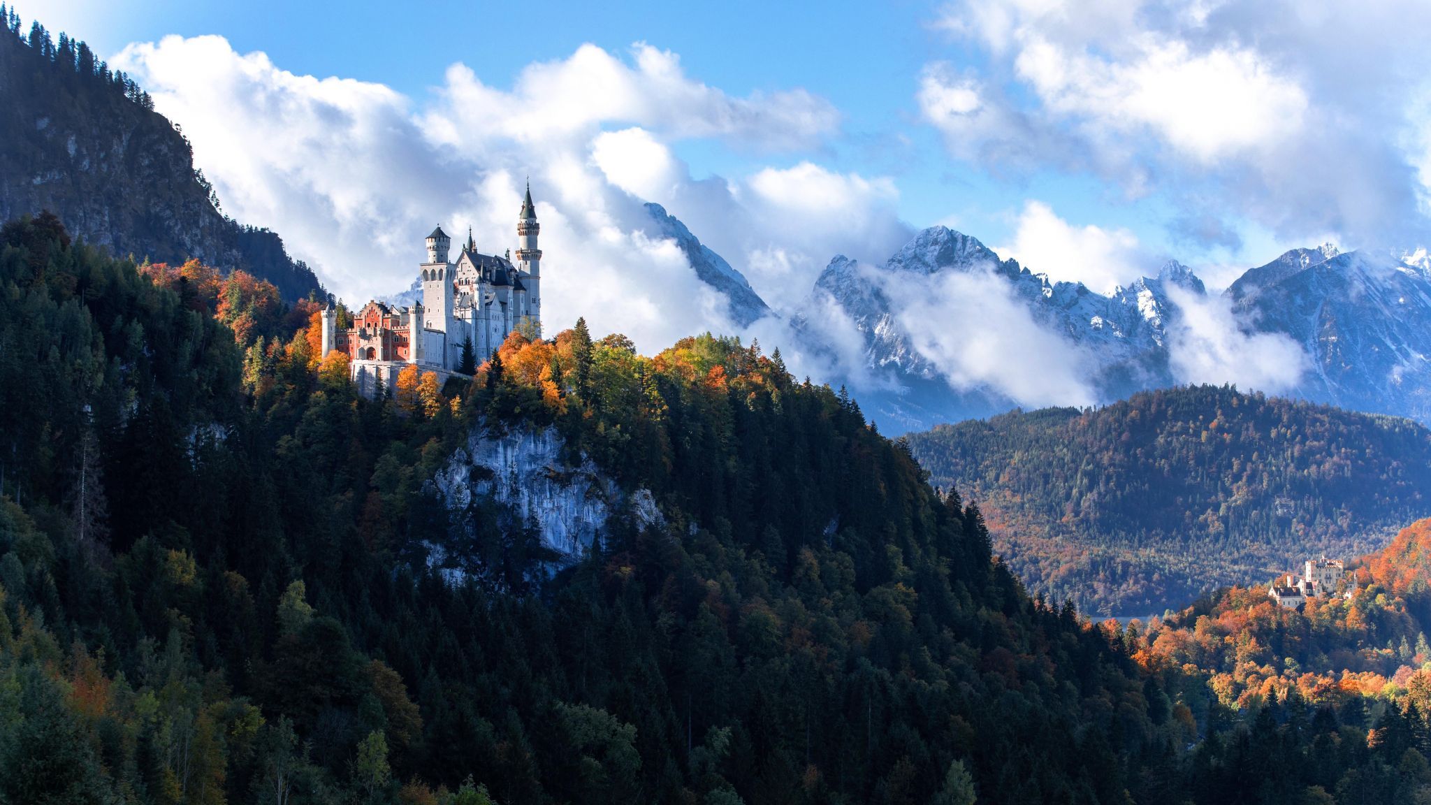 Neuschwanstein Castle North View, Germany