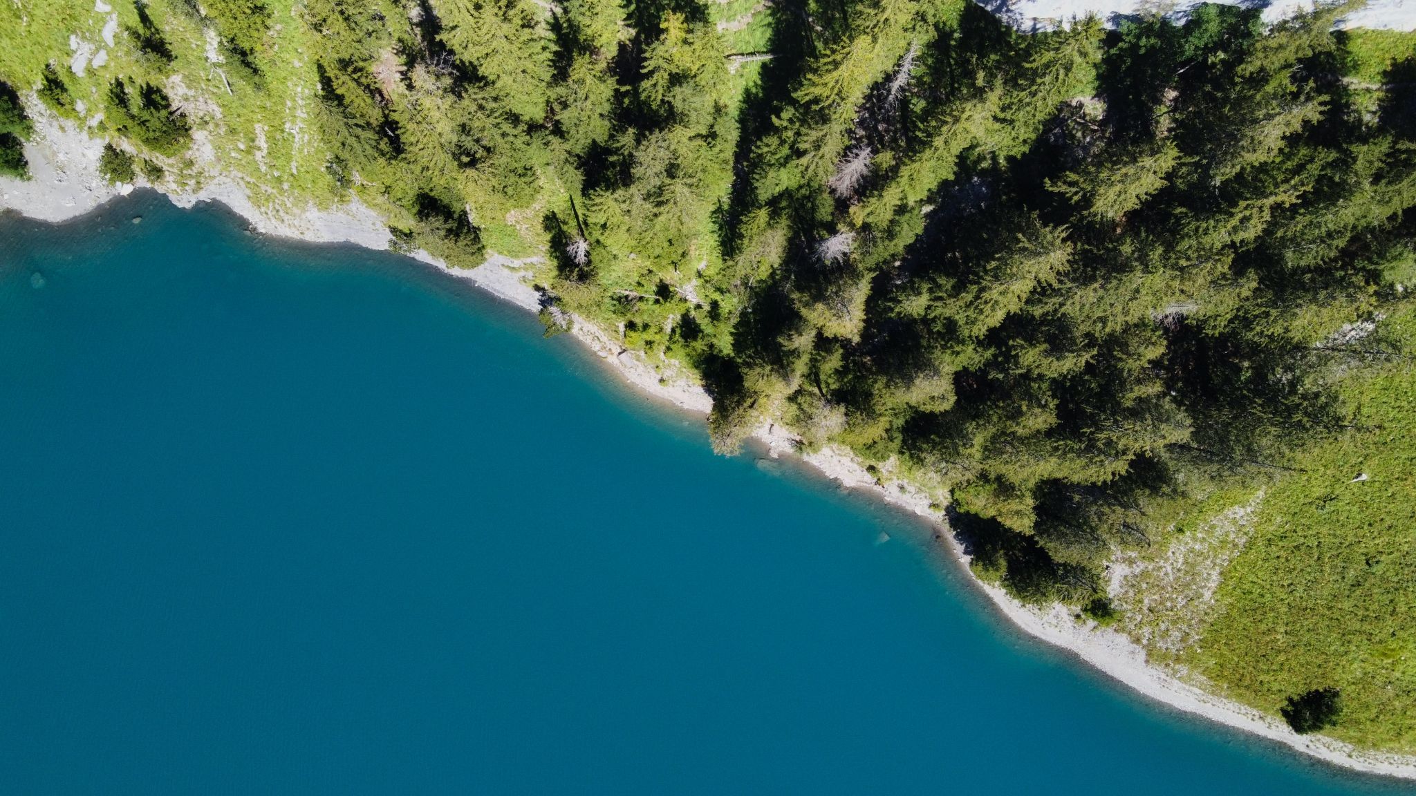 Oeschinensee from above, Kandersteg, Switzerland