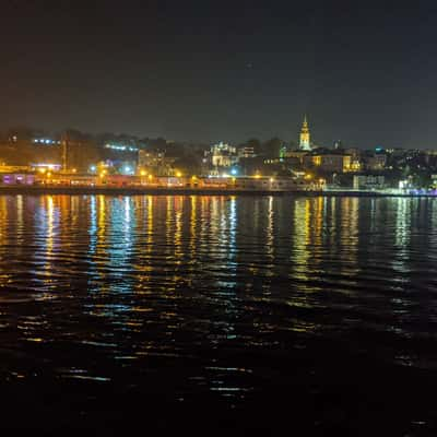 Old town skyline from Splav, Serbia