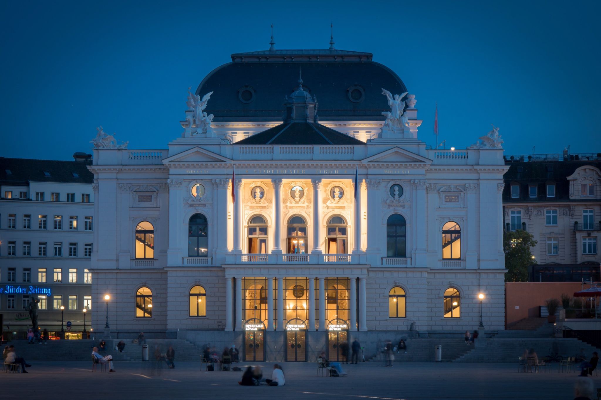 Opera from Sechseläutenplatz, Switzerland
