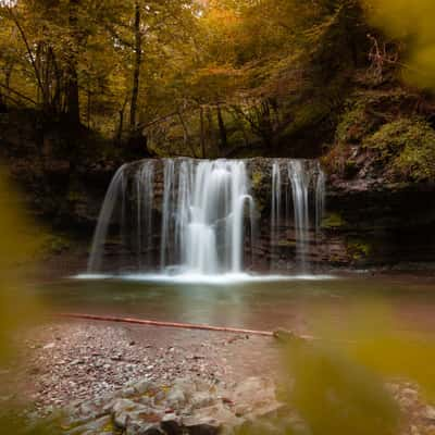 Peračica waterfall, Slovenia