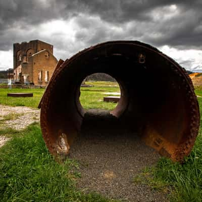 Pipe Blast furnace Park Lithgow New South Wales, Australia