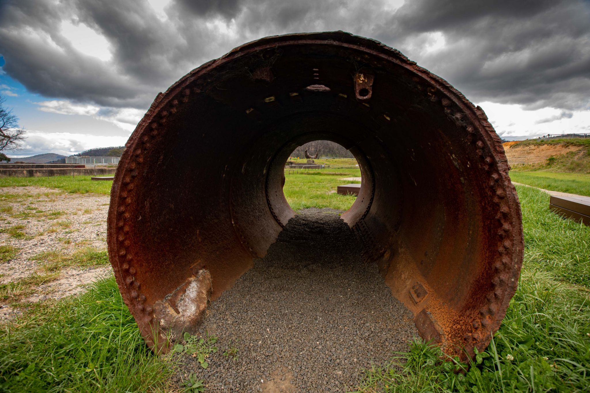Pipe Blast furnace Park Lithgow New South Wales, Australia