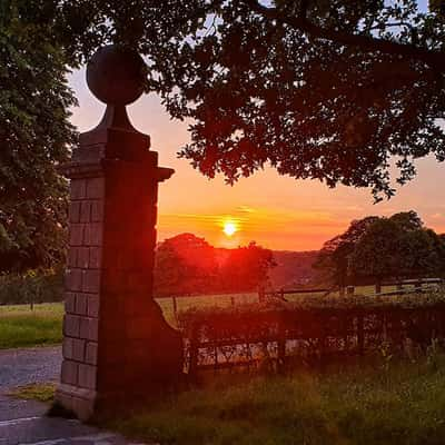 Saltram house  and river plym, United Kingdom