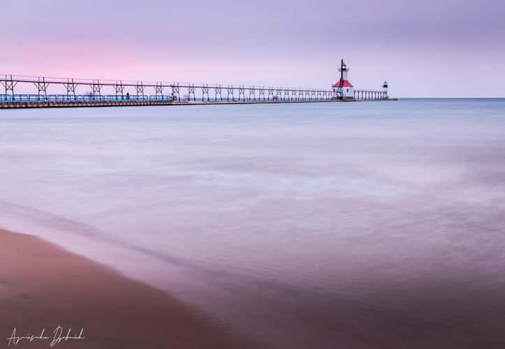 St. Joseph North Pier Outer Lighthouse, Michigan