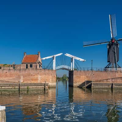 The port of Heusden, Netherlands