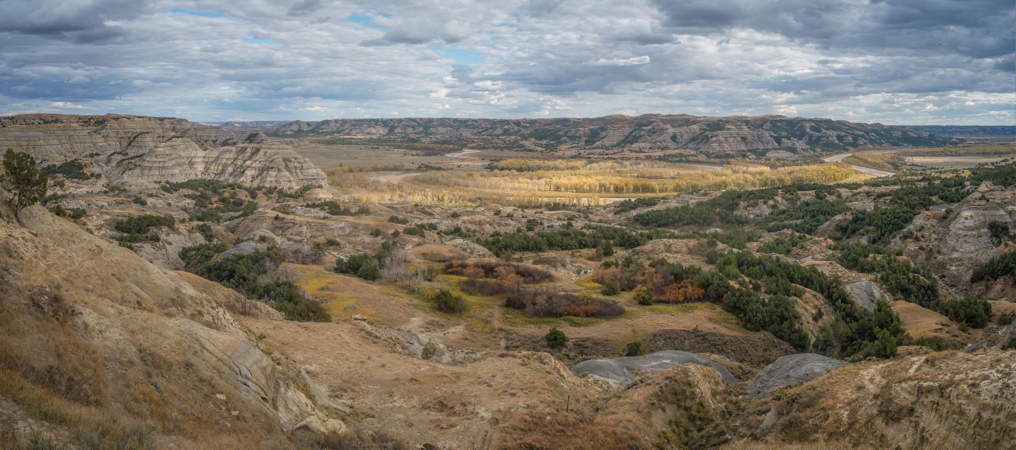 Theodore Roosevelt National Park - Oxbow Overlook, USA