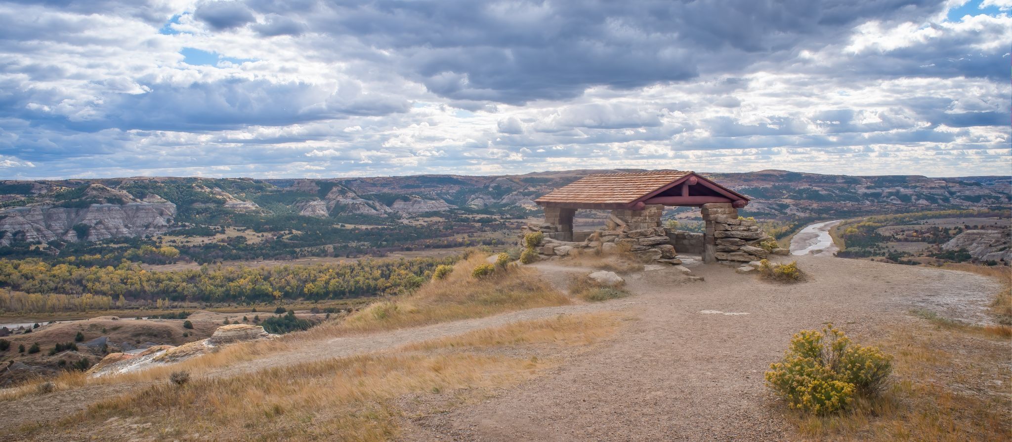 Theodore Roosevelt National Park - River Bend Overlook, USA