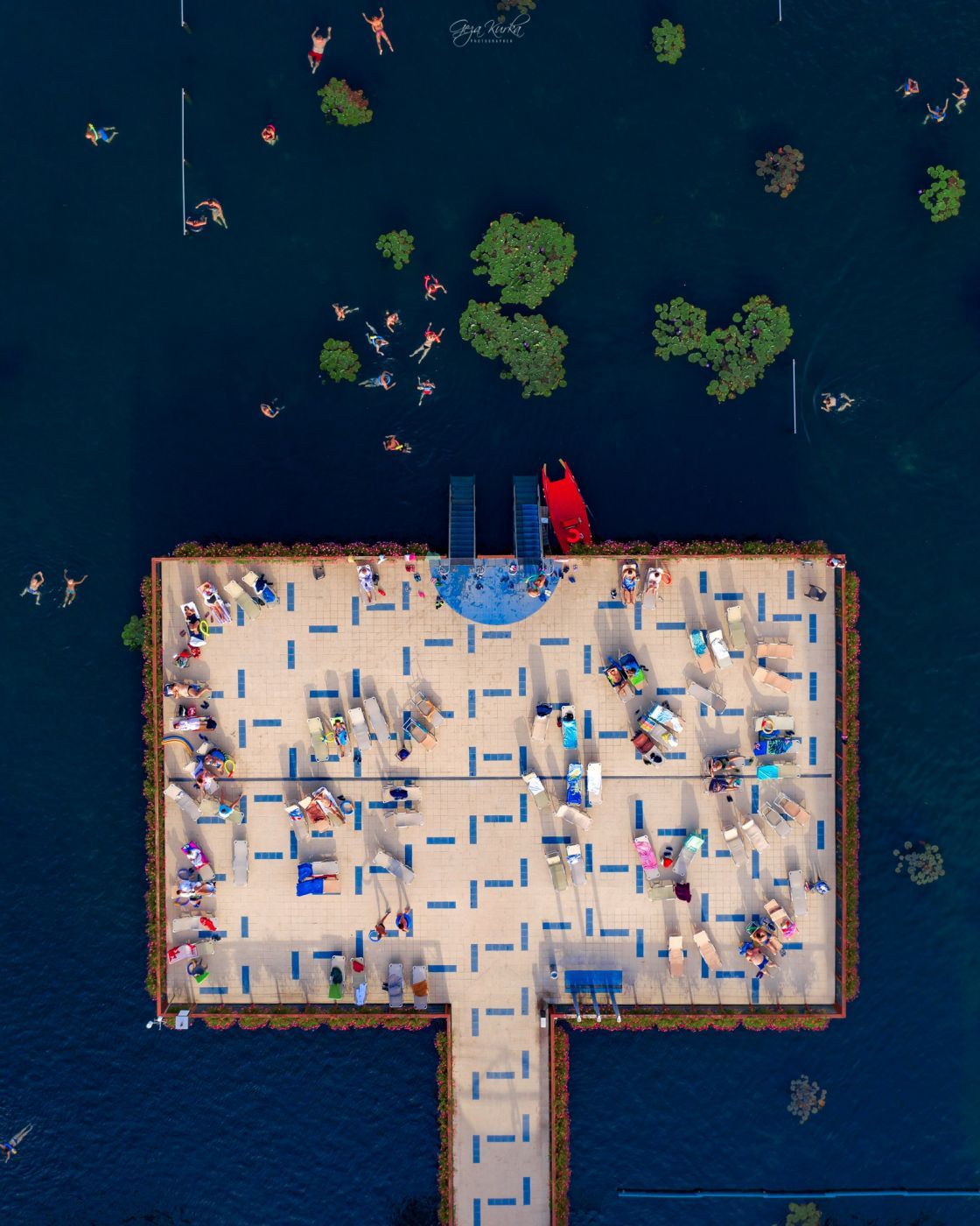 Thermal lake and bath, Hévíz, Hungary