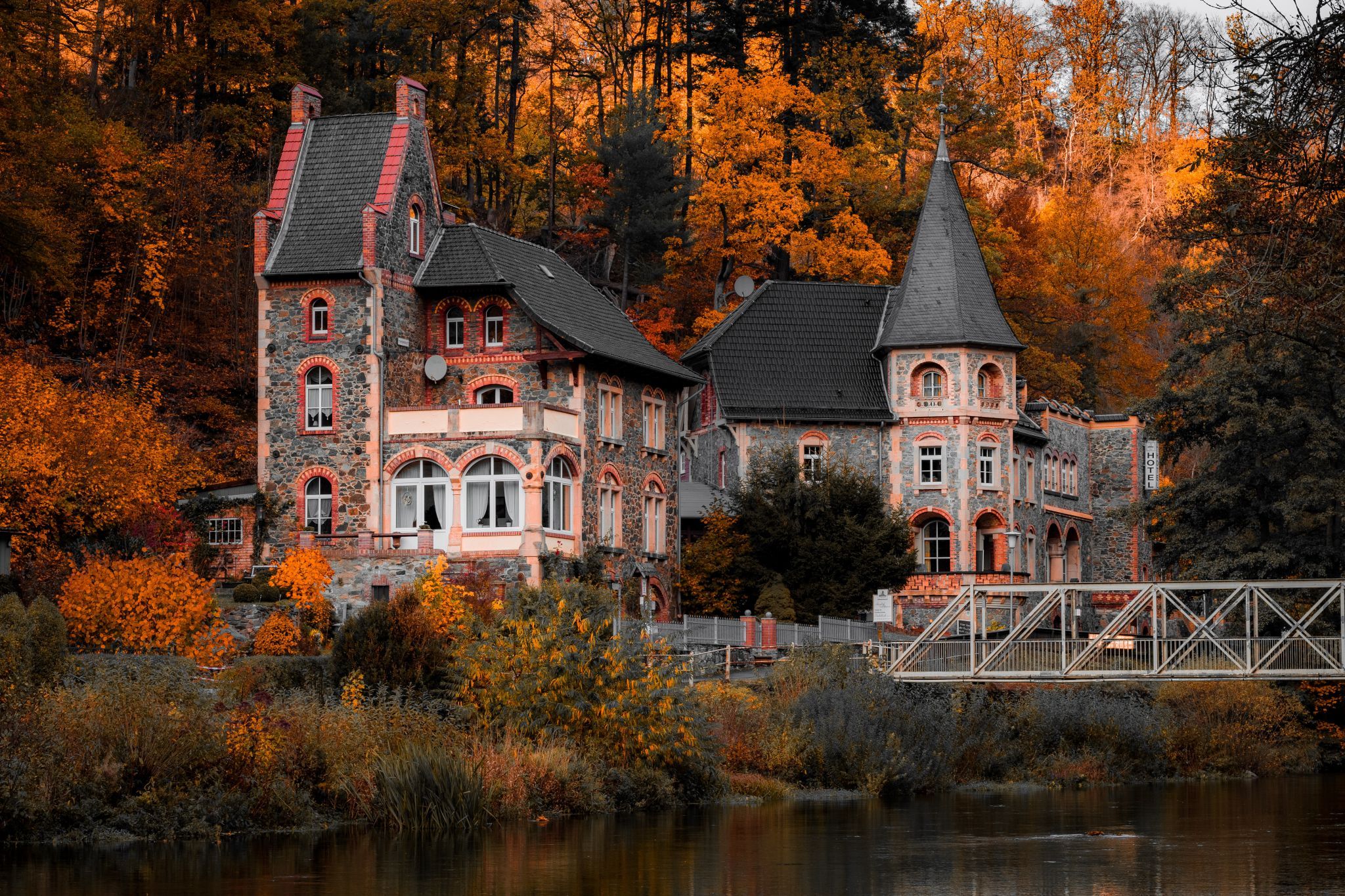 Treseburg houses, Germany