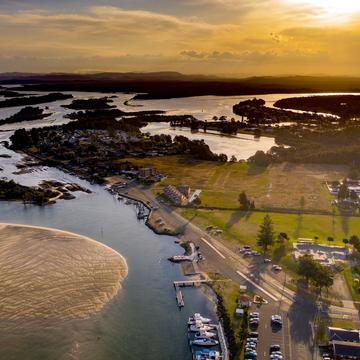 Tuncurry looking at Coolongolook River New South Wales, Australia