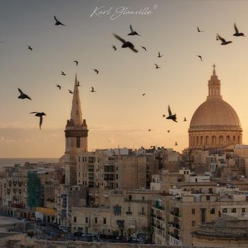 Valletta Skyline from St. Michael Bastion, Malta