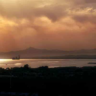 View of Larnaca Bay, Cyprus