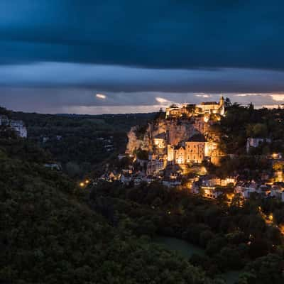 View of Rocamadour, France