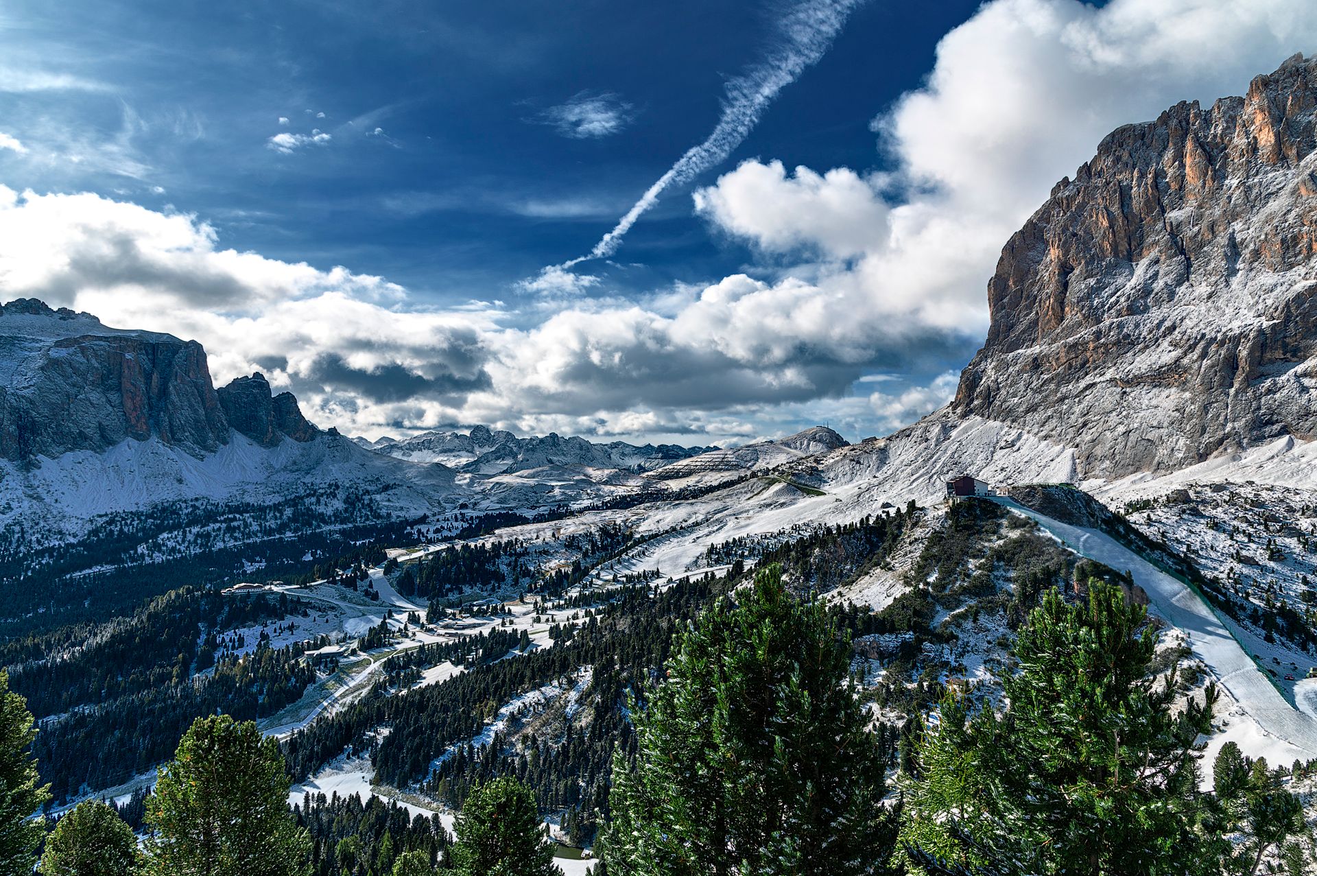Vista dal Ciampinoi, Italy
