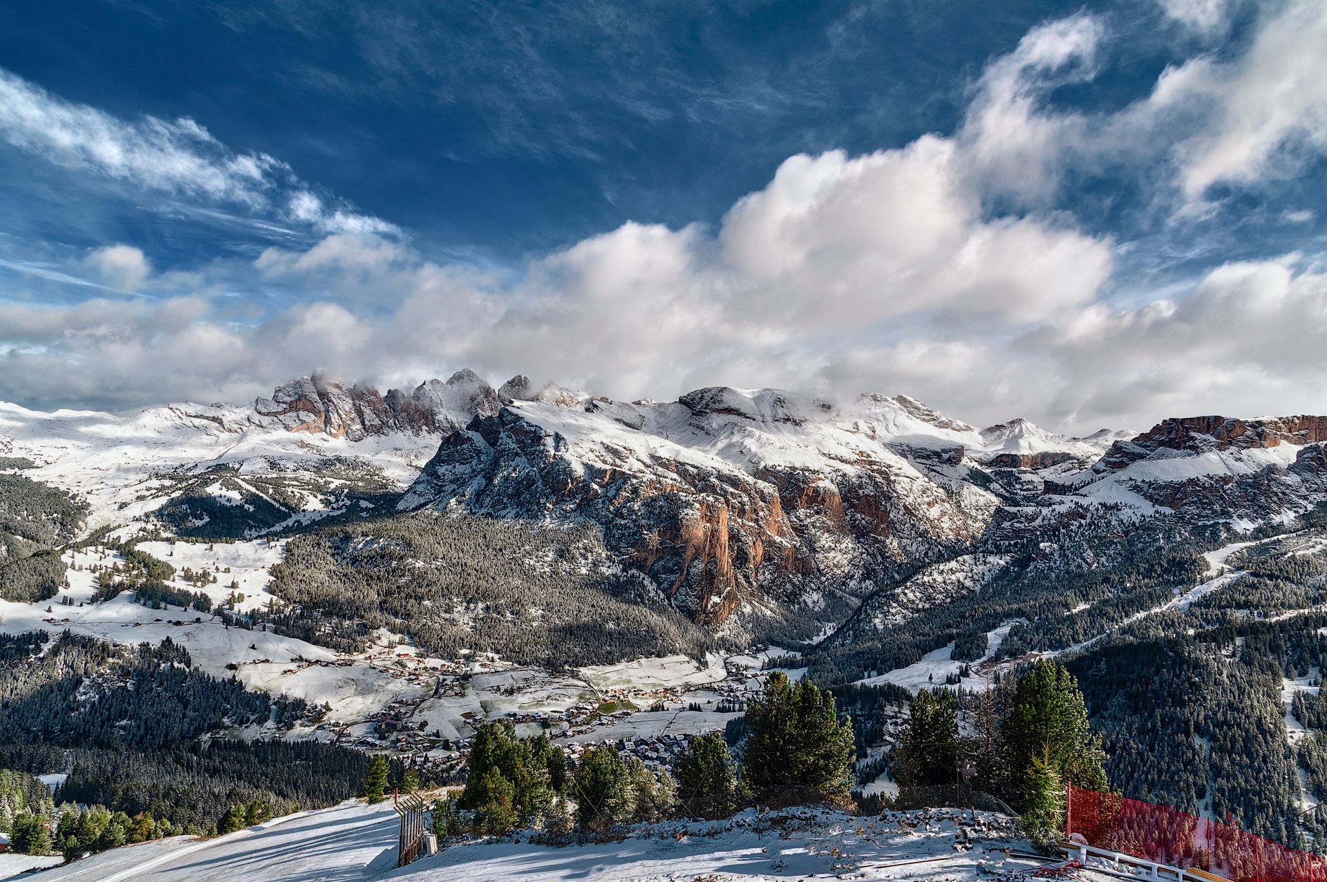 Vista dal Ciampinoi, Italy