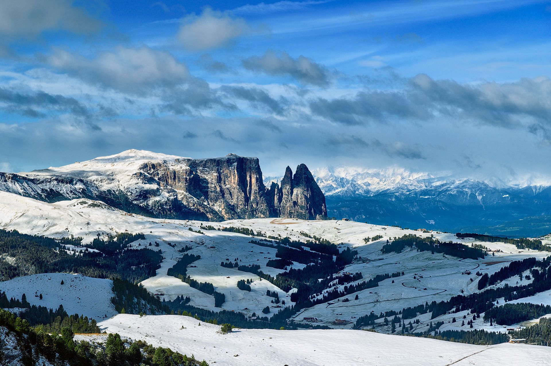 Vista dal Ciampinoi, Italy