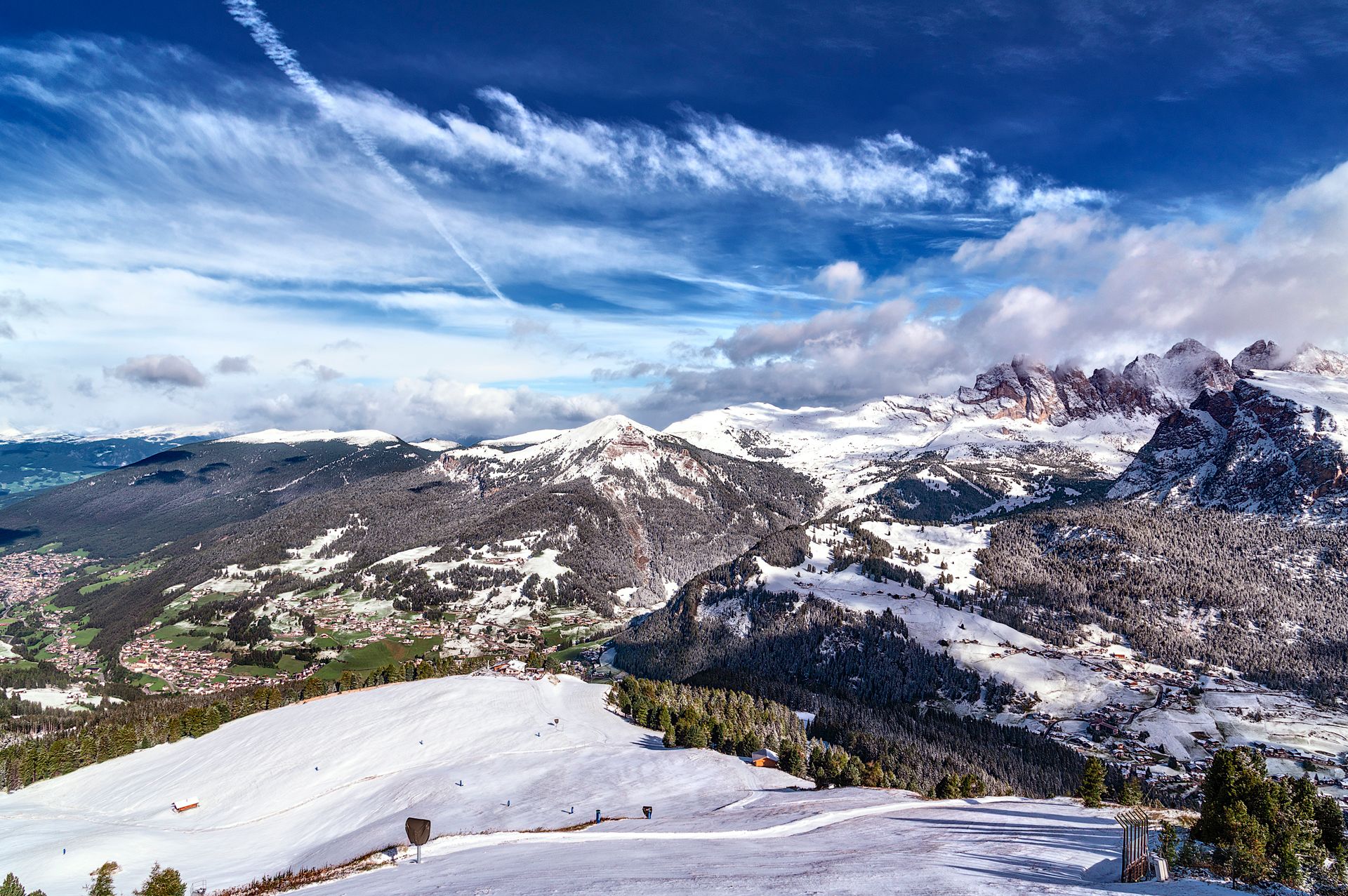 Vista dal Ciampinoi, Italy