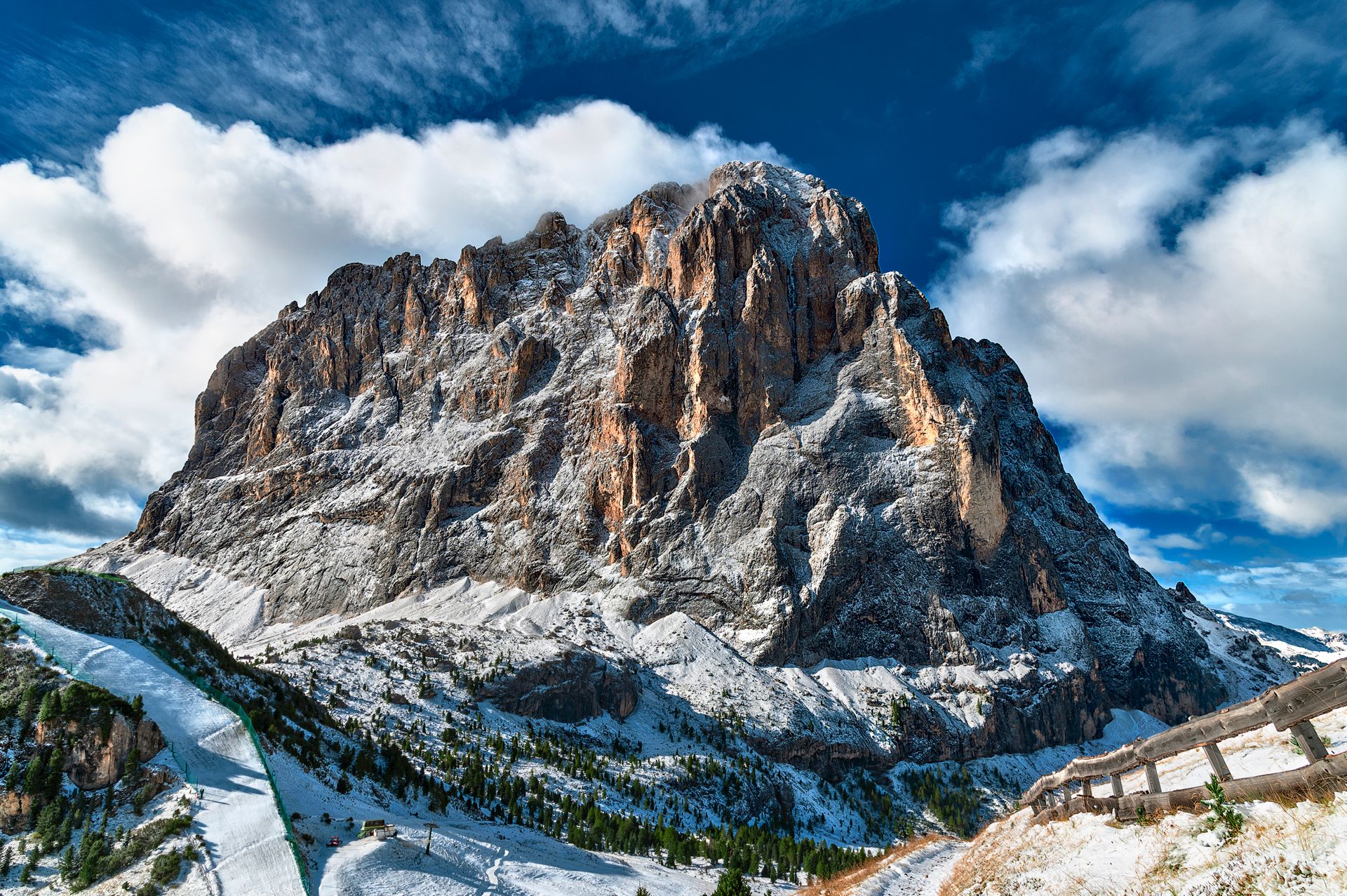 Vista dal Ciampinoi, Italy