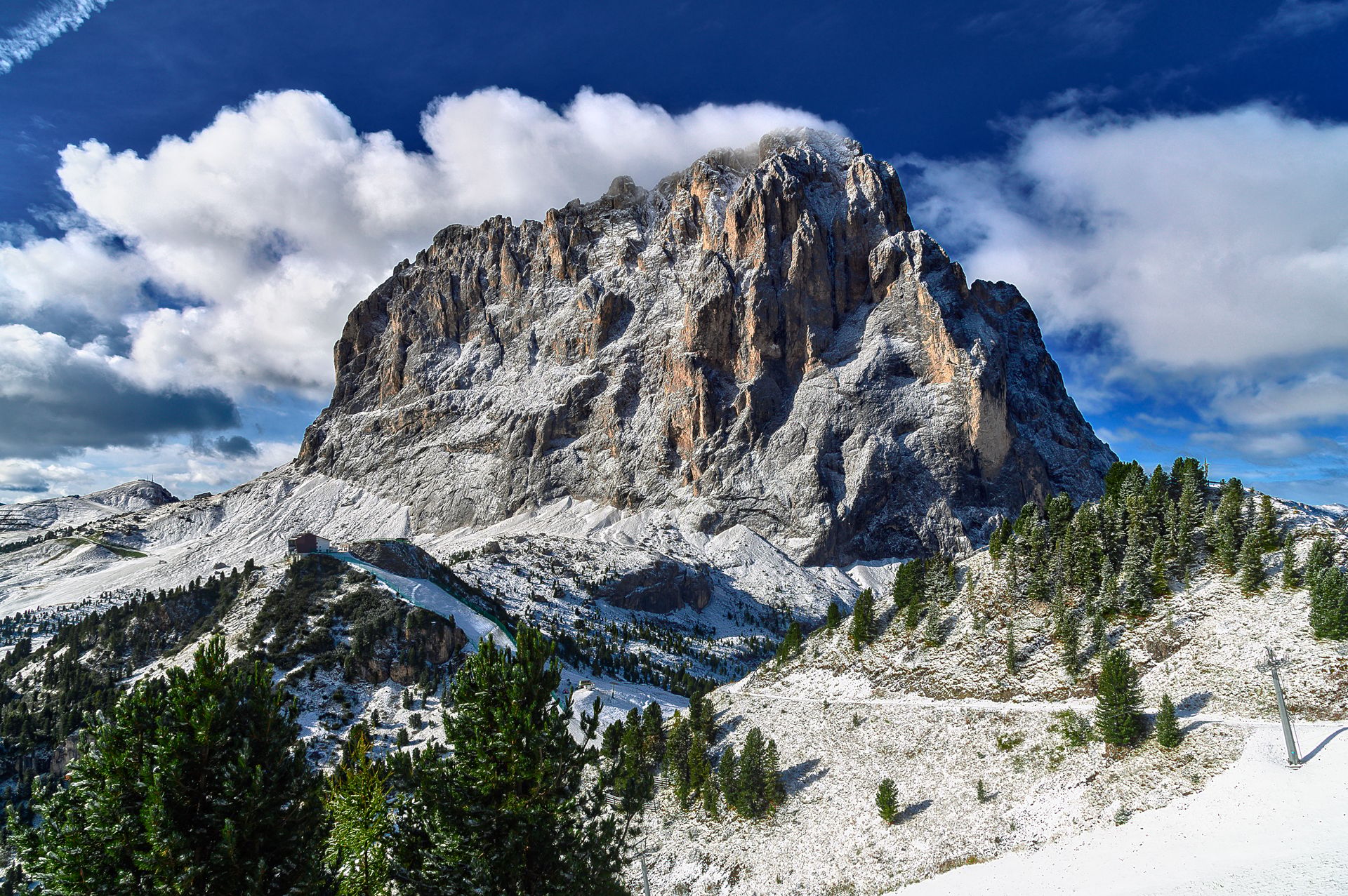 Vista dal Ciampinoi, Italy