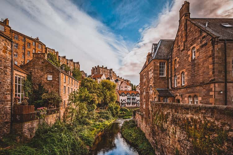 Well Court at Dean Village, Edinburgh