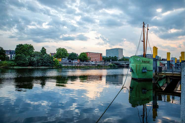 Weser near Tiefer, Bremen