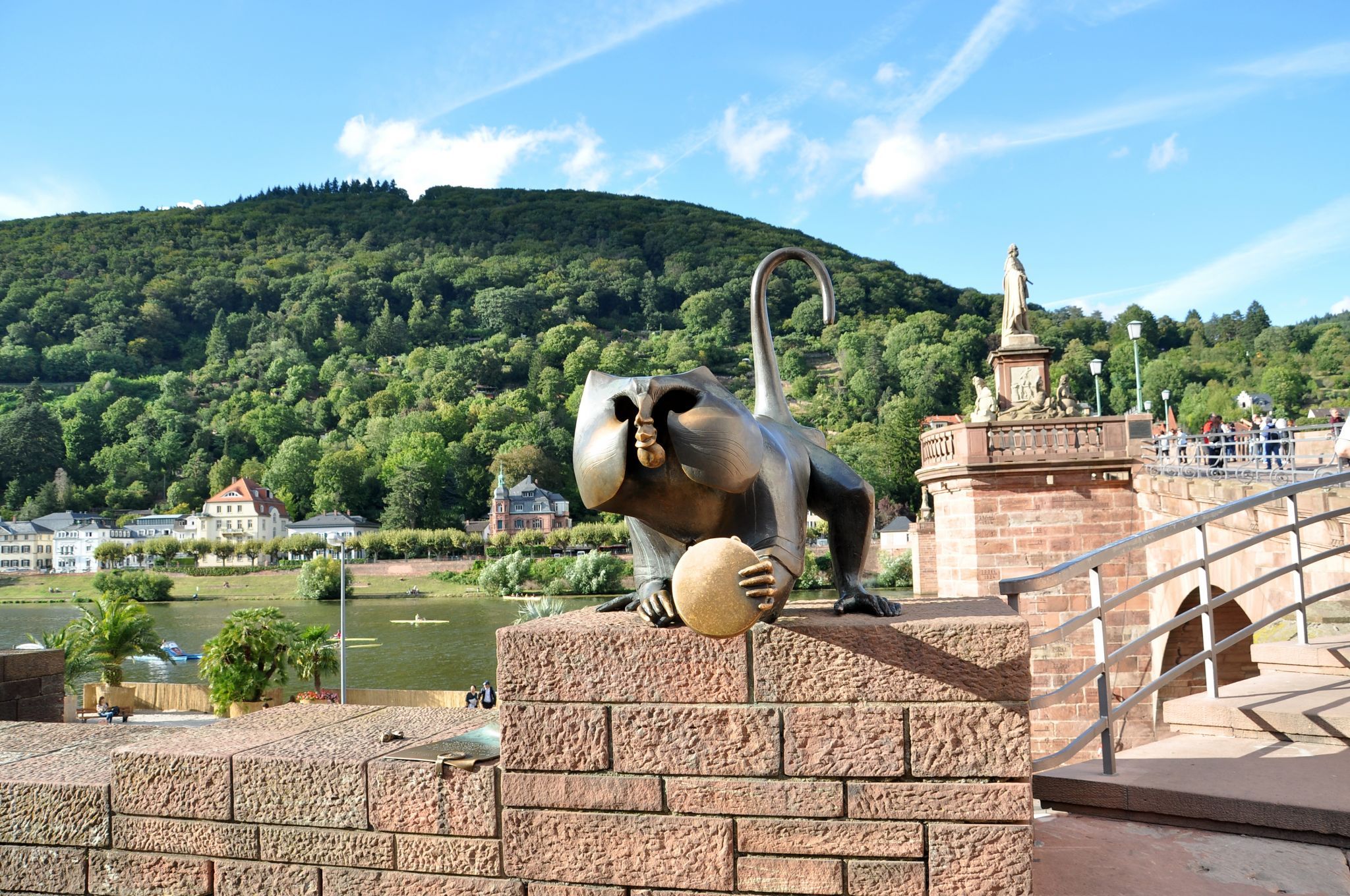 Alter Affe (old monkey) funny statue, Germany