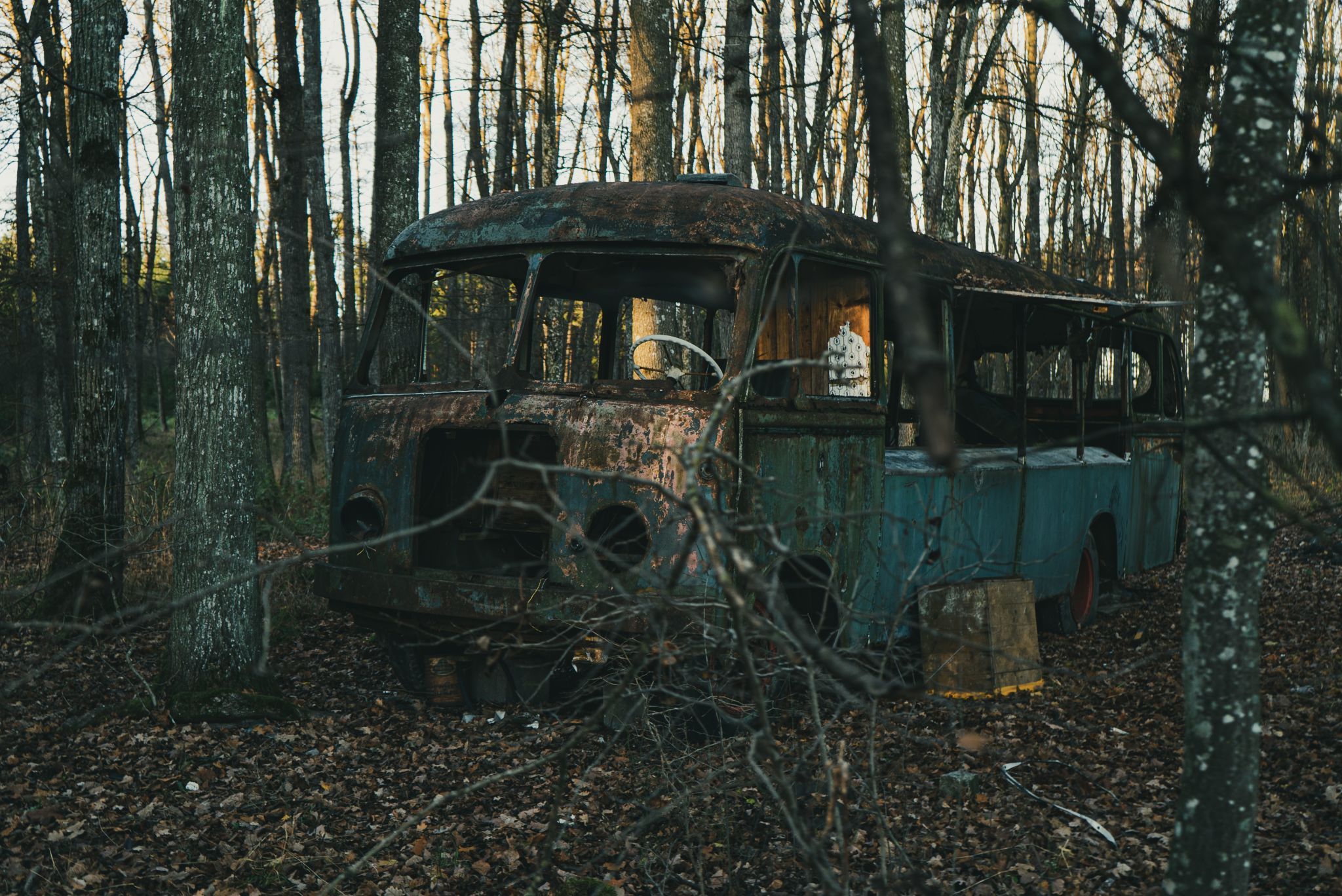 Bus Wreck, Germany