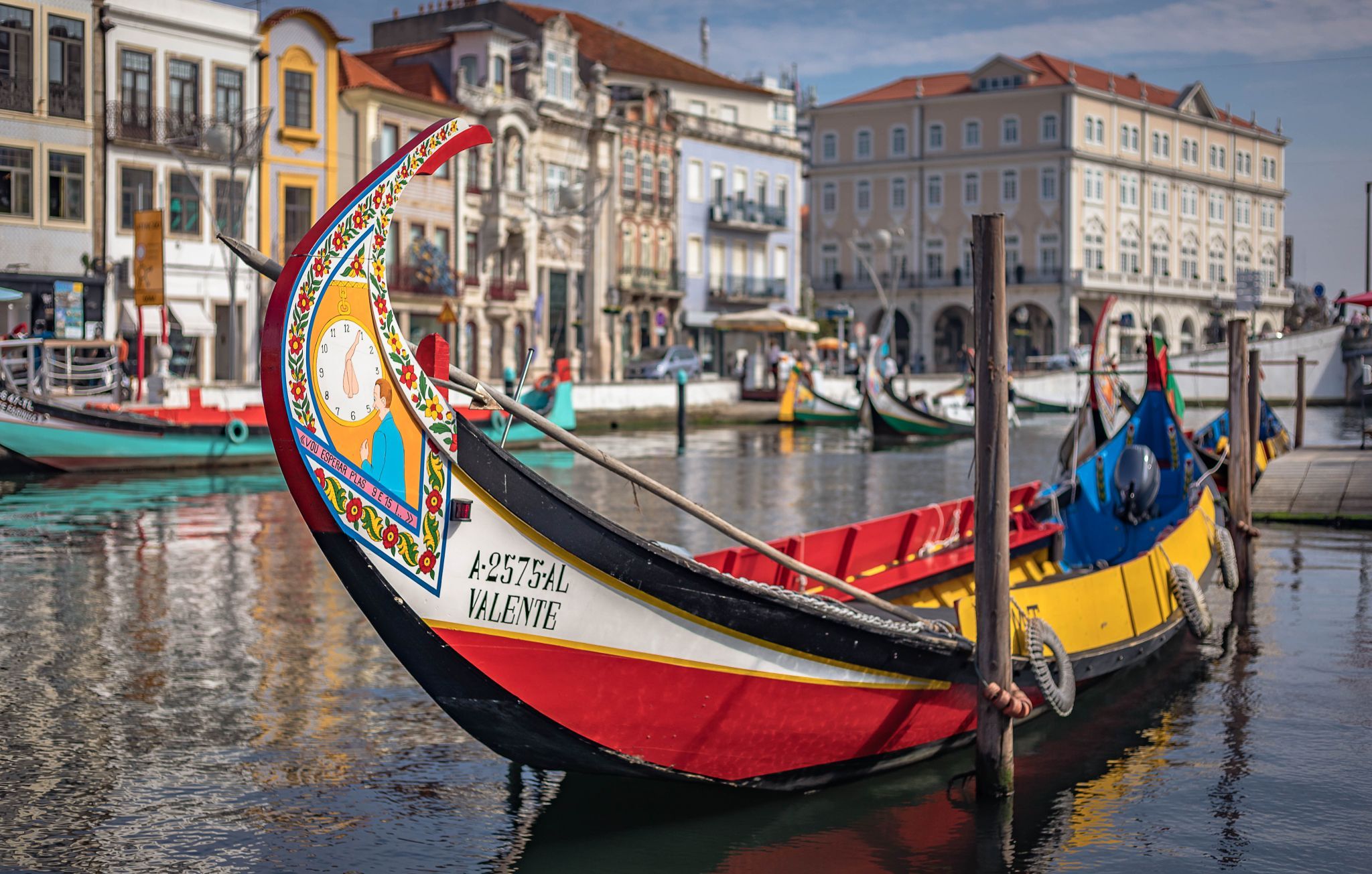Canal central de Aveiro, Portugal