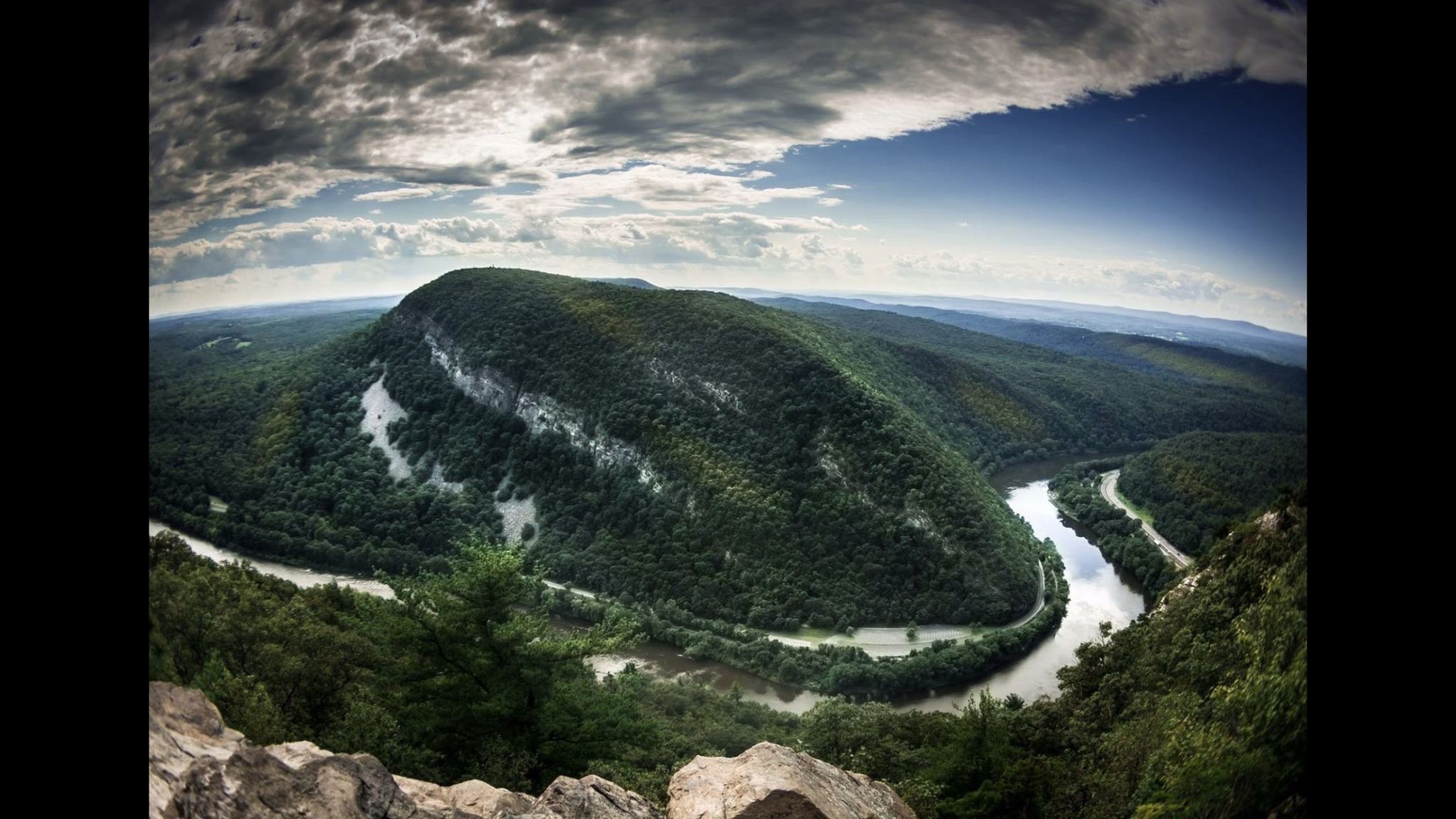 Delaware water gap, USA