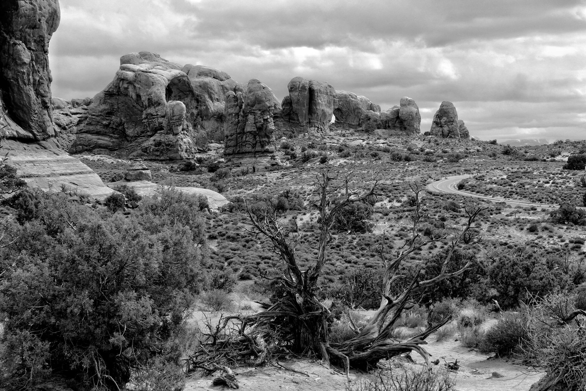 Double Arch, Arches National Park, Moab, USA