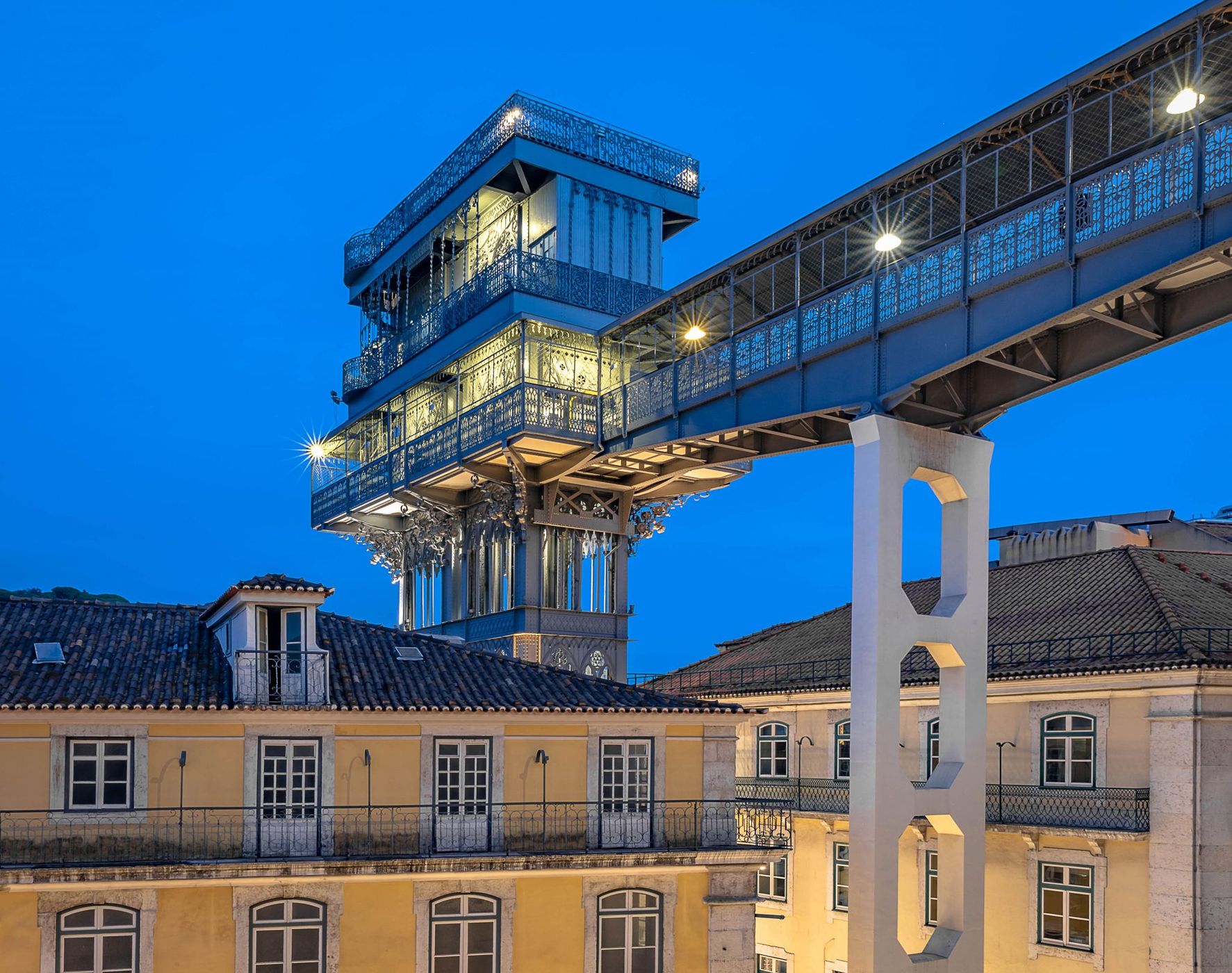 Elevador de Santa Justa, Lisbon, Portugal