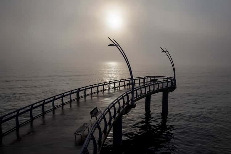 Foggy Morning on Brant St. Pier