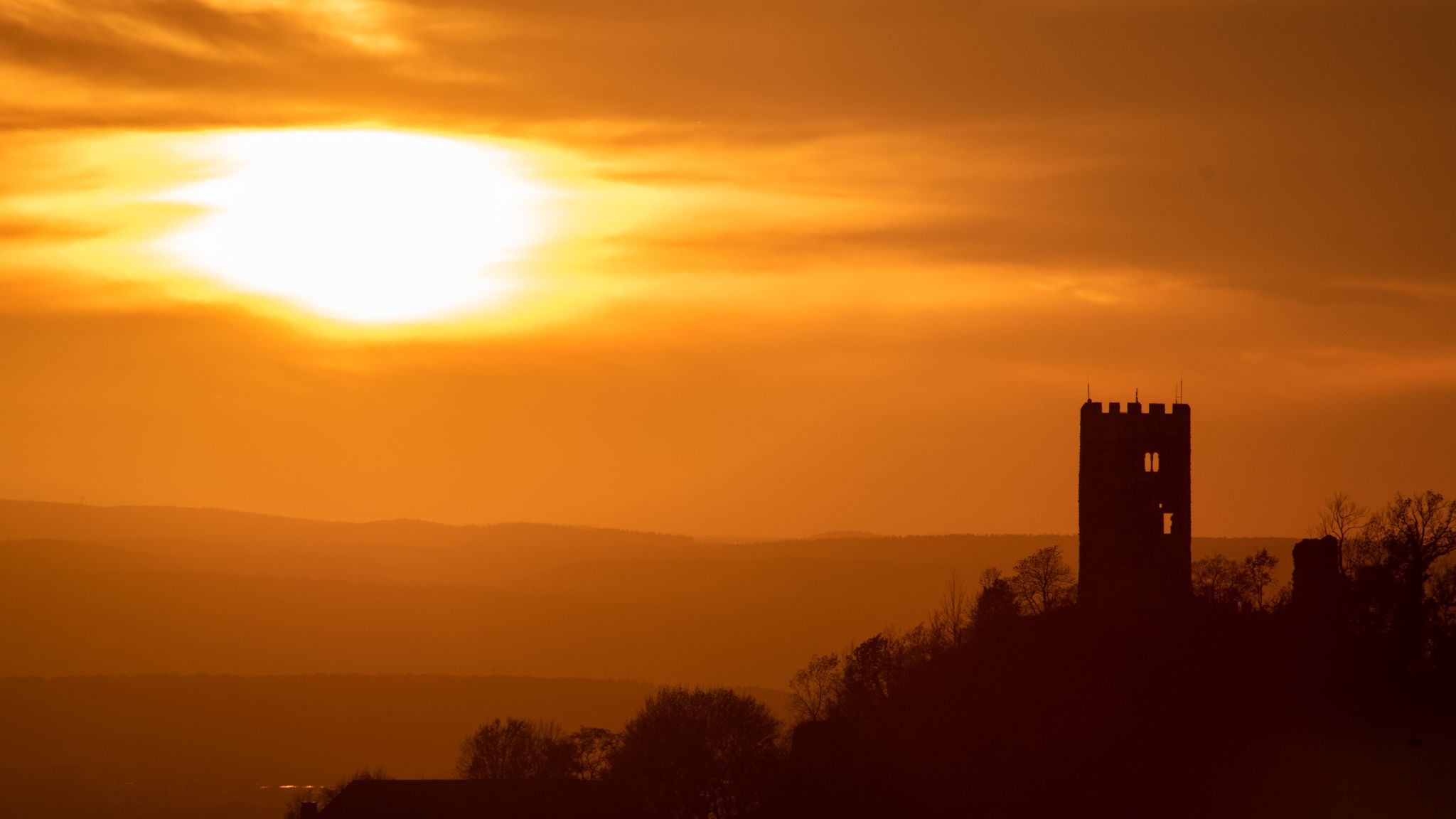 Geisberg in the Siebengebirge, Germany