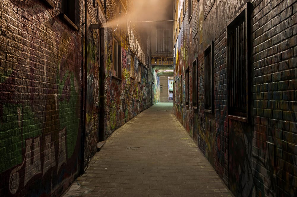 Graffitti alley, Belgium