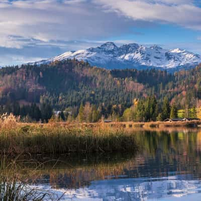 Late afternoon at Alp´s lake, Austria