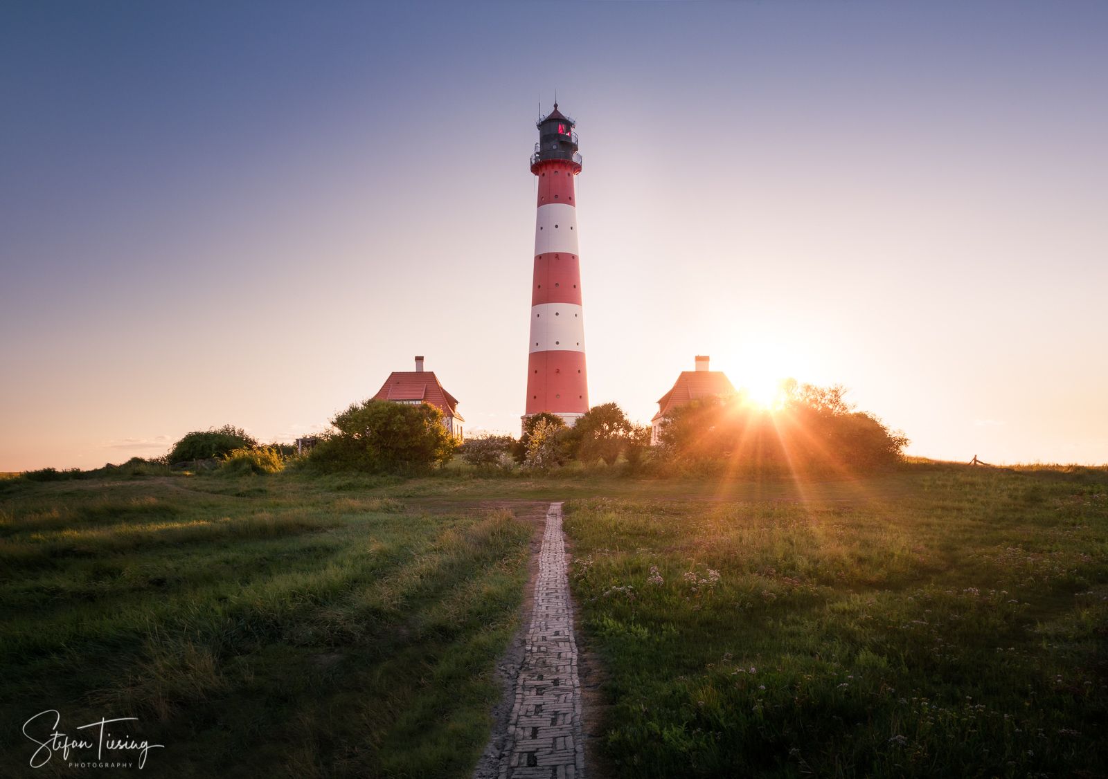 Lighthouse Westerheversand, Germany