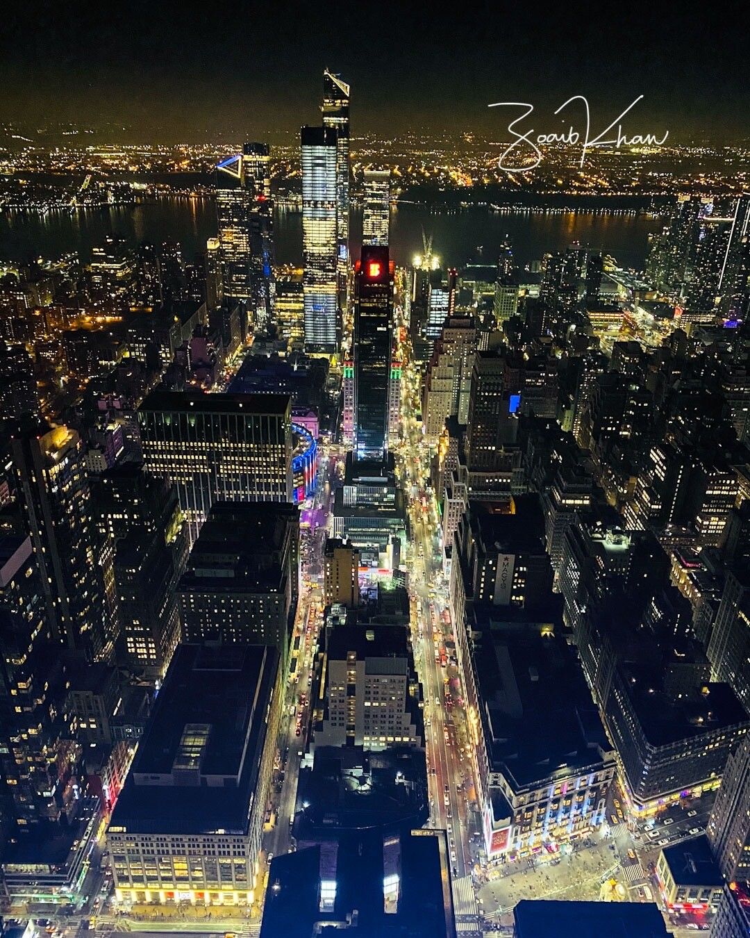 View from Empire State Building, New York City, USA