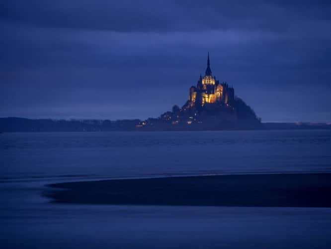 Mont Saint-Michel sunset