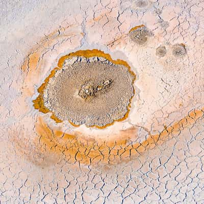 Mound Spring in Lake Eyre, Australia