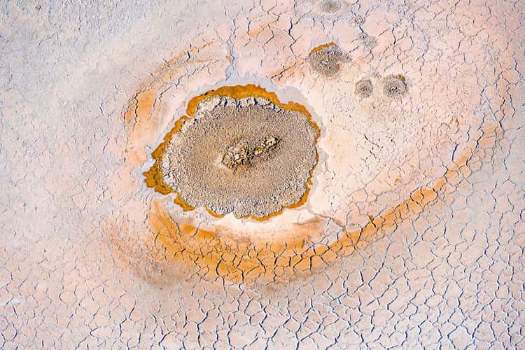 Mound Spring in Lake Eyre