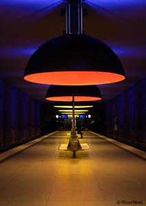 Metro station Westfriedhof, Munich