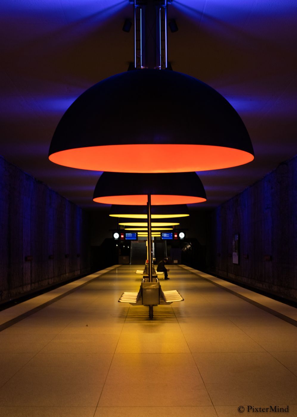 Metro station Westfriedhof, Munich, Germany