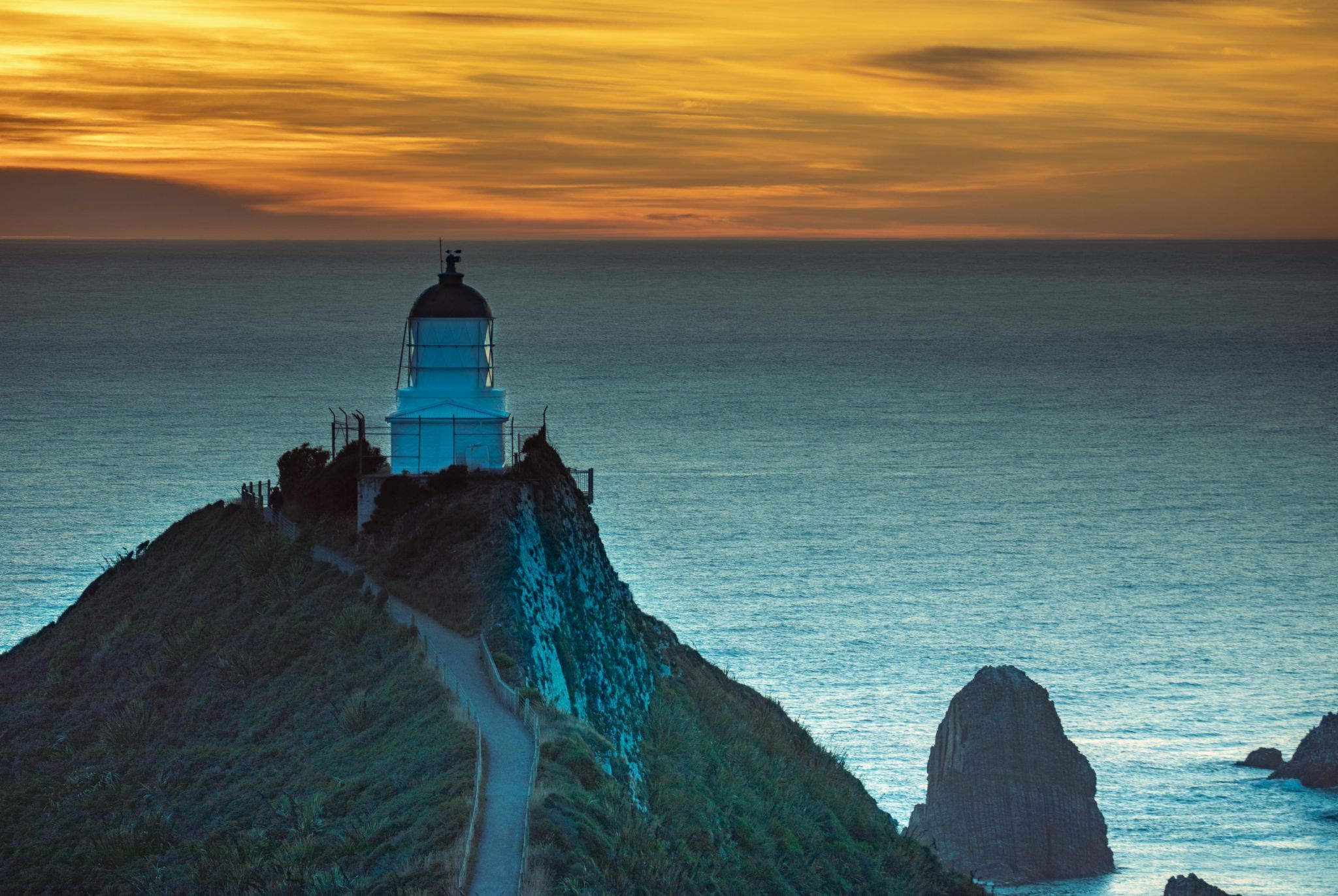 Nugget Point Lighthouse, New Zealand