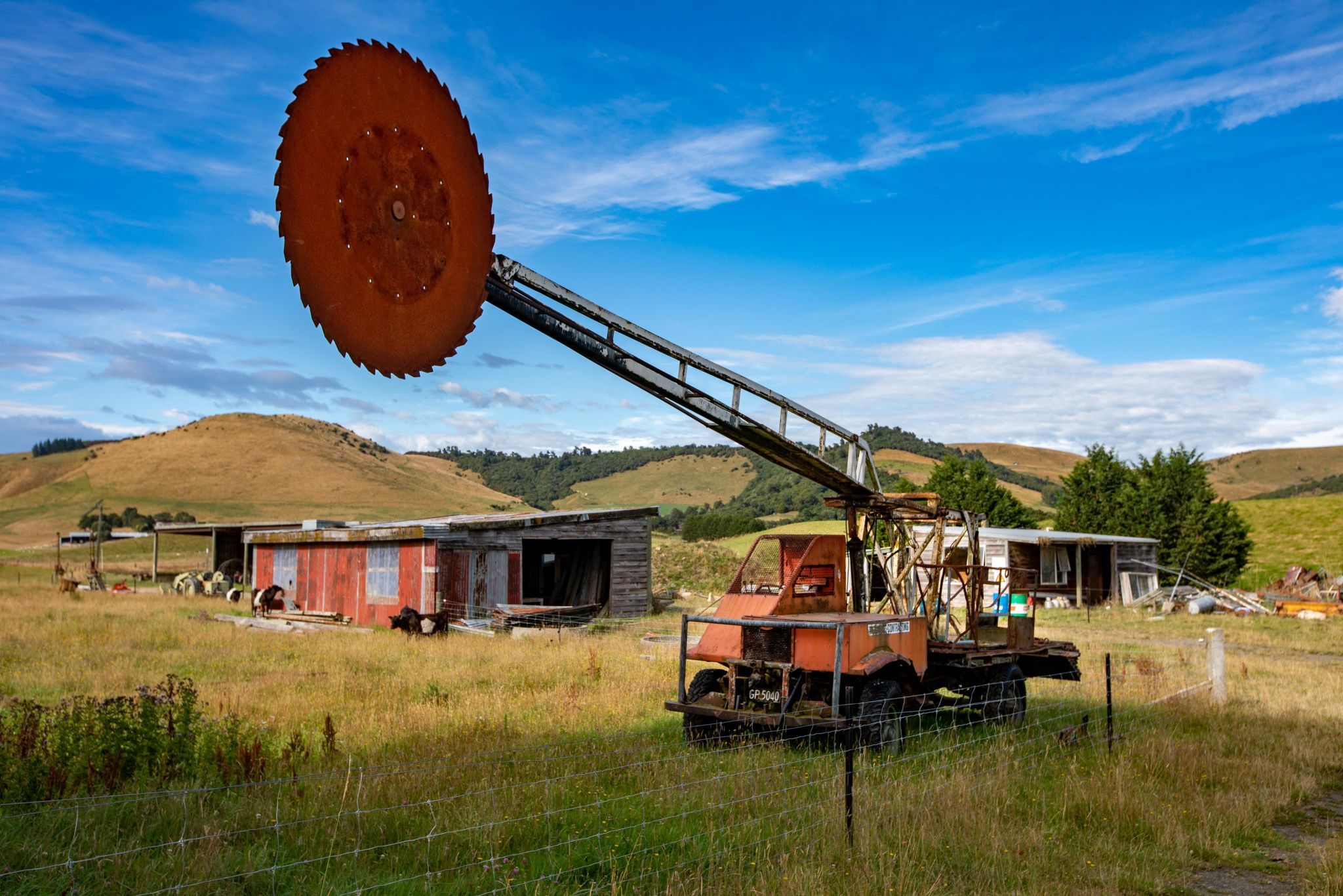 Old Hedge Trimmer, Ahuriri Flat, South Island, New Zealand