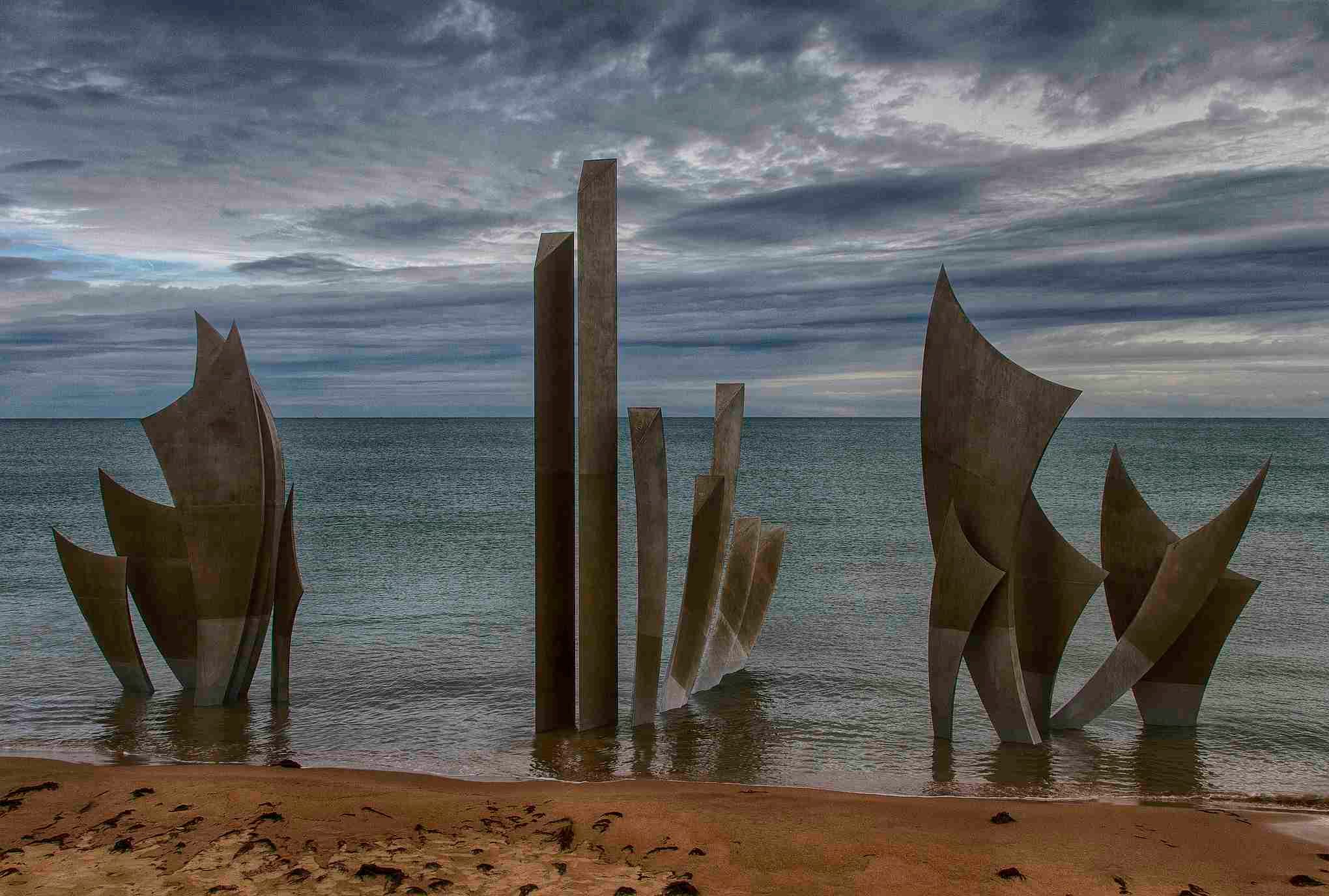 Omaha beach, France